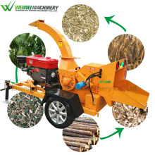 Weiwei wood crusher hydraulic diesel engine wood chipper